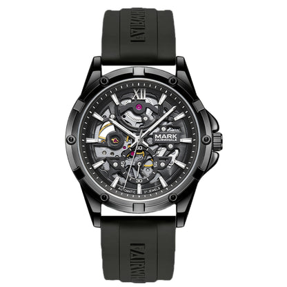 MARK FAIRWHALE Men's Mechanical Watch - Automatic winding, Stainless Steel Case & Dial, Luminous Hands for Day/Night Visibility, Business & Formal/Casual Events - No Battery Needed, Ideal Father's Day/Graduation/Teacher's Day