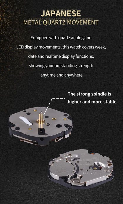NAVIFORCE Men’s Dual Display Chronograph Quartz Watch