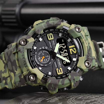 Skmei Large Dial Digital Fashion Multifunctional Electronic Watch for men&women, Suitable for Women&women