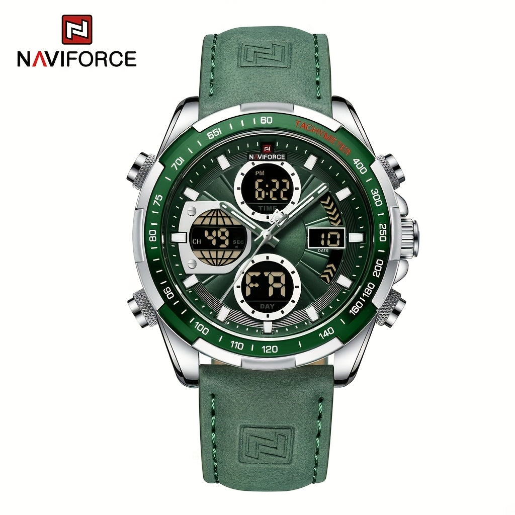 NAVIFORCE Men’s Dual Display Chronograph Quartz Watch