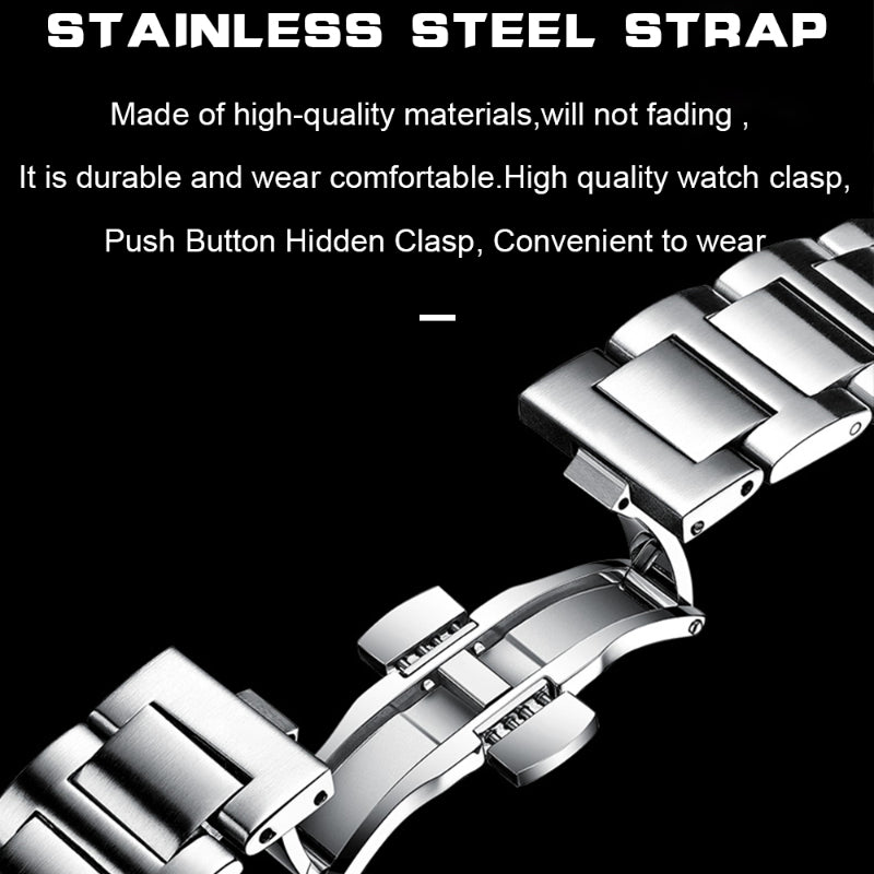 POEDAGAR High Quality Ultra-thin Calendar Quartz Business Men's Casual Watch