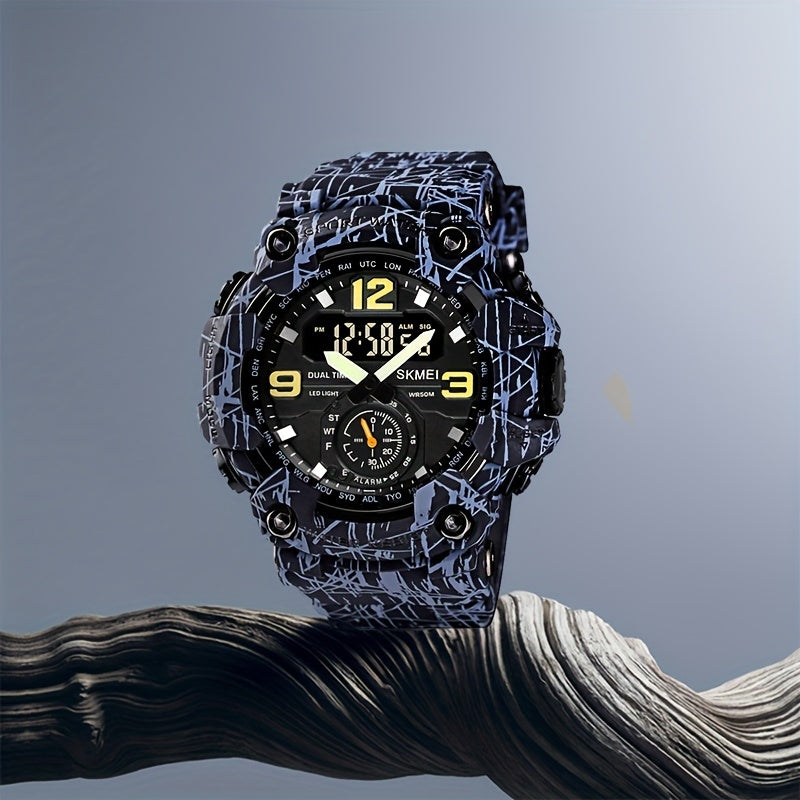 Skmei Large Dial Digital Fashion Multifunctional Electronic Watch for men&women, Suitable for Women&women