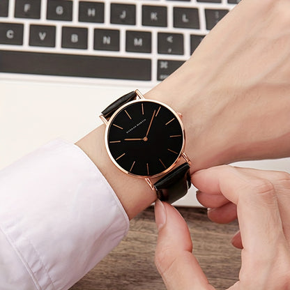 Hannah Brand Men'S Watch Features a Slim 6.9Mm Design with a Minimalist Dial, Perfect for Stylish Business Occasions.