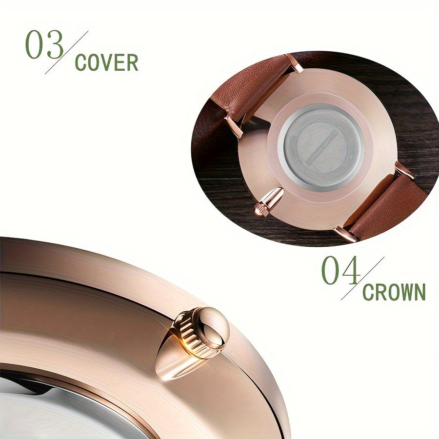 Hannah Brand Men'S Watch Features a Slim 6.9Mm Design with a Minimalist Dial, Perfect for Stylish Business Occasions.