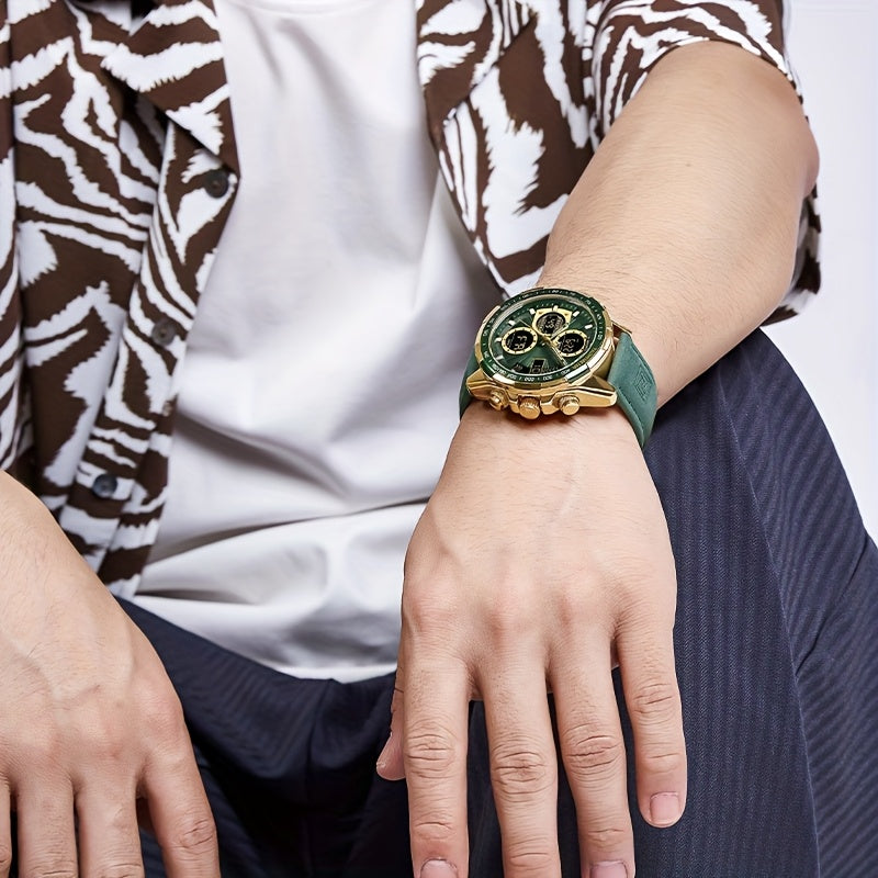 NAVIFORCE Men’s Dual Display Chronograph Quartz Watch