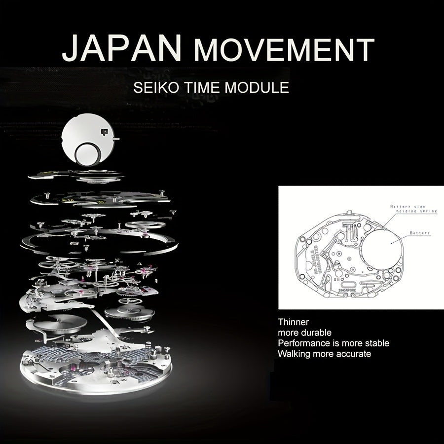 Hannah Brand Men'S Watch Features a Slim 6.9Mm Design with a Minimalist Dial, Perfect for Stylish Business Occasions.