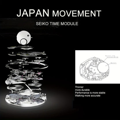 Hannah Brand Men'S Watch Features a Slim 6.9Mm Design with a Minimalist Dial, Perfect for Stylish Business Occasions.