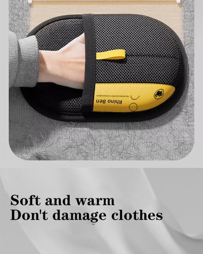 Pet Hair Remover Glove (2 Pcs) – Gentle Cat & Dog Grooming Brush | Deshedding & Reusable Lint Remover for Sofa, Clothes & Car | Washable Pet Supplies UAE