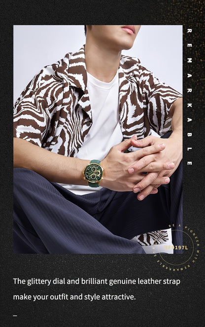 NAVIFORCE Men’s Dual Display Chronograph Quartz Watch