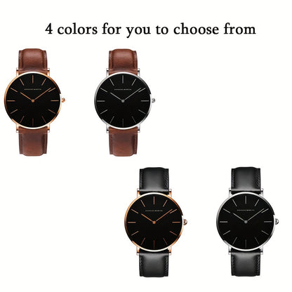 Hannah Brand Men'S Watch Features a Slim 6.9Mm Design with a Minimalist Dial, Perfect for Stylish Business Occasions.