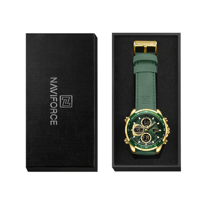 NAVIFORCE Men’s Dual Display Chronograph Quartz Watch