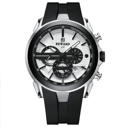 Men’s Luminous Quartz Chronograph Stainless Steel Watch
