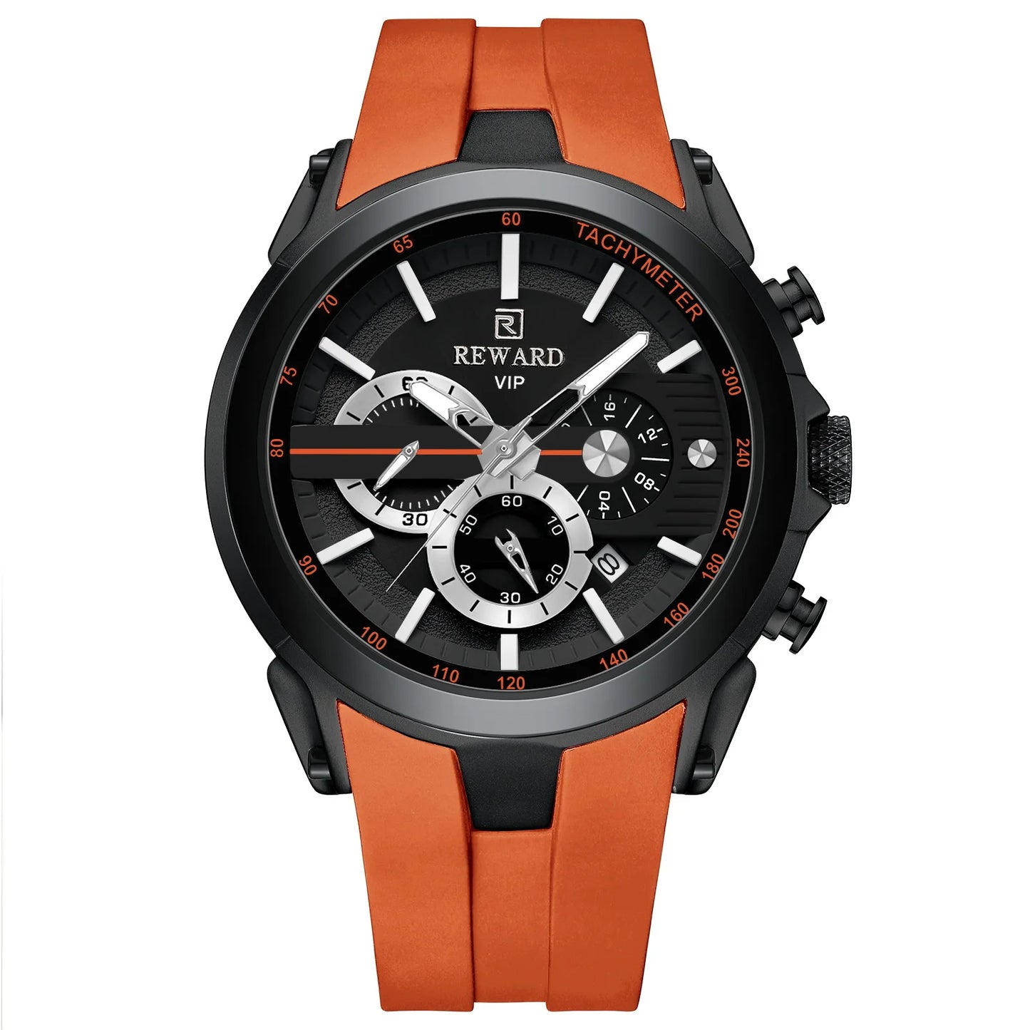 Men’s Luminous Quartz Chronograph Stainless Steel Watch