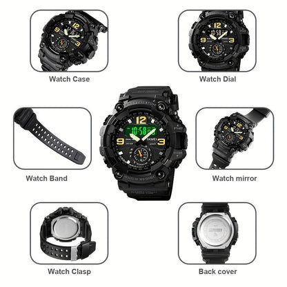 Skmei Large Dial Digital Fashion Multifunctional Electronic Watch for men&women, Suitable for Women&women