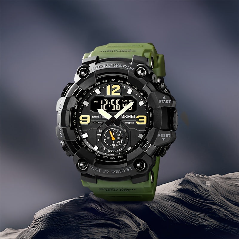 Skmei Large Dial Digital Fashion Multifunctional Electronic Watch for men&women, Suitable for Women&women