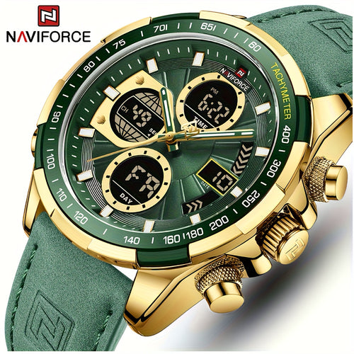 NAVIFORCE Men’s Dual Display Chronograph Quartz Watch