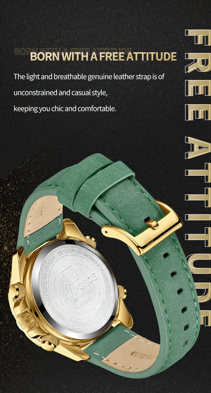 NAVIFORCE Men’s Dual Display Chronograph Quartz Watch