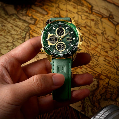 NAVIFORCE Men’s Dual Display Chronograph Quartz Watch