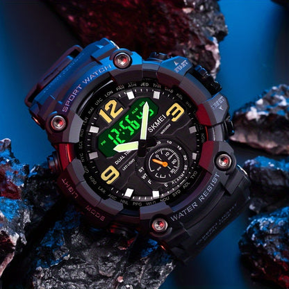 Skmei Large Dial Digital Fashion Multifunctional Electronic Watch for men&women, Suitable for Women&women