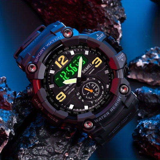 Skmei Large Dial Digital Fashion Multifunctional Electronic Watch for men&women, Suitable for Women&women